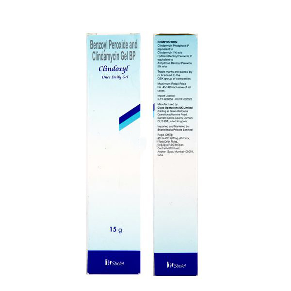 Benzoyl Peroxide (5%) + Clindamycin (1%) Gel 15gm tube