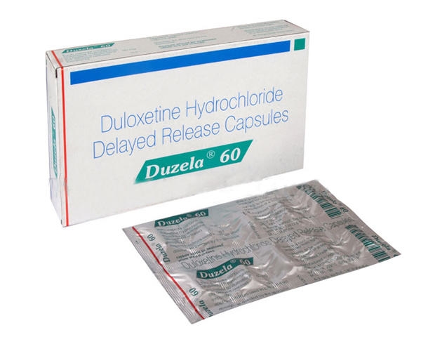Blister pack and a box of generic Duloxetine Hcl 60mg capsule