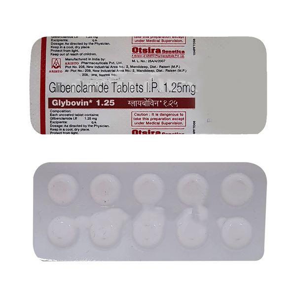 DiaBeta 1.25mg Tablets (Generic Equivalent)