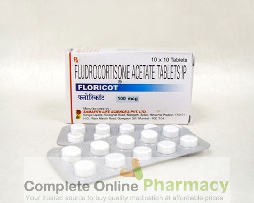 Florinef Acetate 0.1mg Tablets (Generic equivalent)