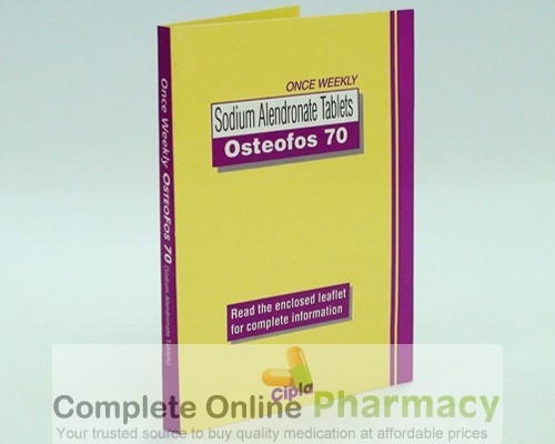box of generic Alendronate Sodium 70mg tablet
