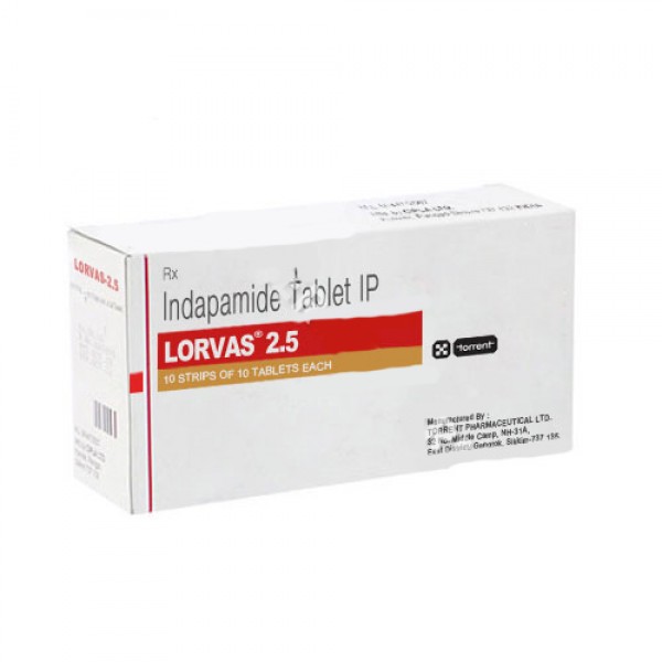 Indapamide 2.5 mg tablet ( Generic )