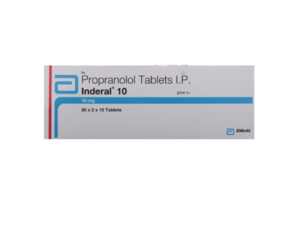 Box of generic propranolol10mg tablets