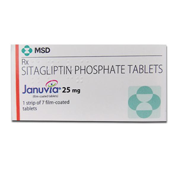 Januvia 25 mg Tablets (International Brand Version)