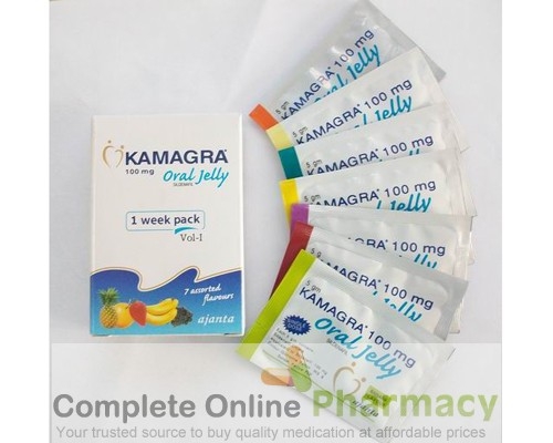 Viagra (Kamagra) Oral Jelly 100mg sachets (Generic Equivalent)