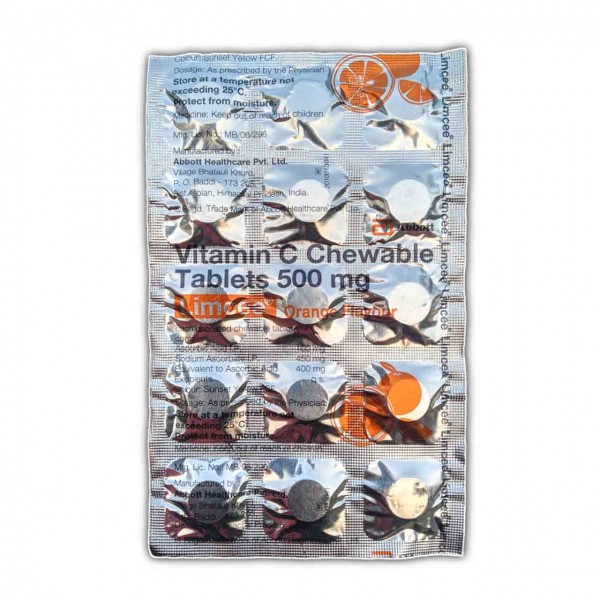 Blister of Vitamin C Chewable Tablet - 500mg