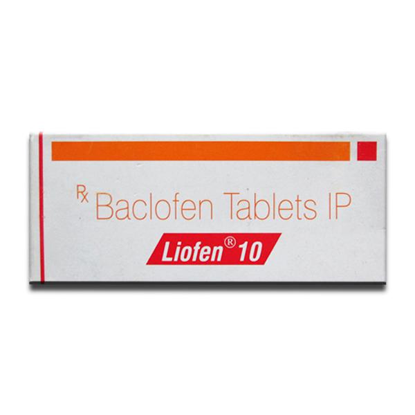 A box of generic Baclofen 10mg tablets