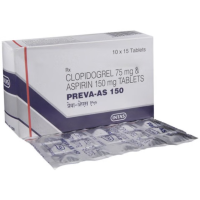 Plavix 75mg / Aspirin 150mg Tablet (Generic Equivalent)