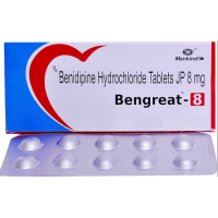 Benidipine 8mg Tablet (Generic Equivalent)