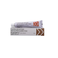 Flucort-C 1 / 0.01 Percent Cream 20gm Tube (BRAND)