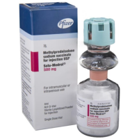 SoluMedrol 500mg Injection 4ml vial (BRAND)