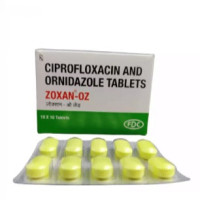 Ciprofloxacin (500mg) + Ornidazole (500mg) Tablet (Generic Equivalent)