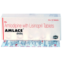 Amlodipine 5mg + Lisinopril 5mg Tablet (Generic Equivalent)