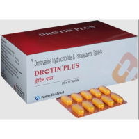 Drotaverine 80mg + Paracetamol 500mg Tablet (Generic Equivalent)