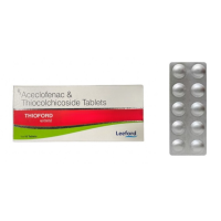 Aceclofenac 100mg + Thiocolchicoside 4mg Tablet (Generic Equivalent)