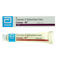 Hydrocortisone 0.25 Percent + Crotamiton 10 Percent Cream 10gm Tube (Generic Equivalent)