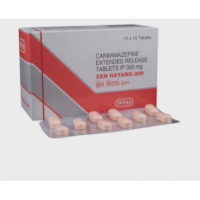 A box and a strip of Generic Tegretol XR 300mg Tablet