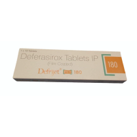 A pack of Deferasirox (180mg) Tablet