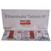 A pack and a strip of Ethambutol Tabs