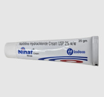A tube of Naftifine Hydrochloride (2%) Cream