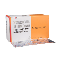 A pack and a strip of Carbamazepine 100mg Pills