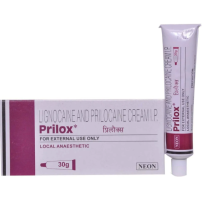 A pack and a tube of  generic Emla 25/25 Cream
