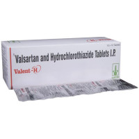 Box and blister strip of generic valsartan / hydrochlorothiazide 80/12.5mg tablets