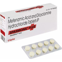 Dicyclomine 10mg + Mefenamic Acid 250mg Tablet