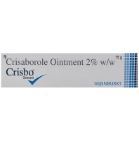 A box and tube of Crisaborole (2% w/w) Generic Ointment