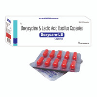 A box generic Doxycycline 100mg capsule