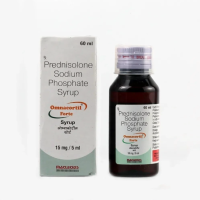 A box and a bottle of Pediapred 15mg/5ml Generic Solution
