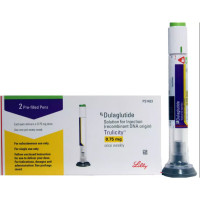 A pack and a prefilled pen of Dulaglutide (0.75mg/0.5ml) 