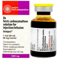 Injectafer 1000 mg (50mg/ml) 20ml Vial (Generic Equivalent)