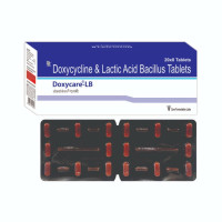 A box generic Doxycycline 100mg tablet