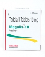 A box of generic Tadalafil 10mg tablets