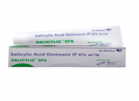 A tube and a box of generic Salicylic Acid 6 % Ointment