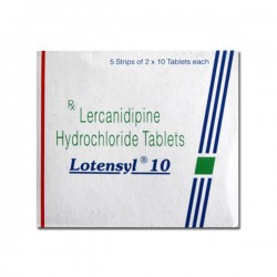 Box of Lercanidipine 10mg Tablet