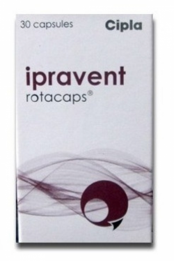 Box of Ipratropium 40mcg Rotacaps
