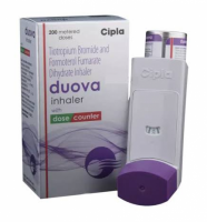 A box of Formoterol (6mcg) + Tiotropium (9mcg) Inhaler