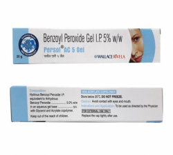 A box and a tube of Benzoyl Peroxide 5% Gel