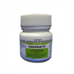 Bottle of Nitroglycerin 6.5mg Tablet