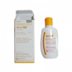 A box and a bottle of generic Ketoconazole 2% Solution