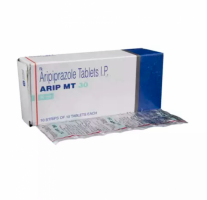 Box and blister strip of generic Aripiprazole 30mg tablet