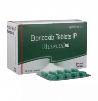 Box and blister strip of generic Etoricoxib 90mg tablet