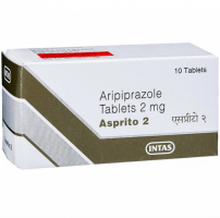 Box of Aripiprazole 2mg Tablets