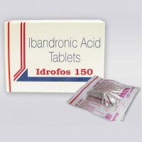 Box and generic blister strips of Ibandronate Sodium 150mg Tablet