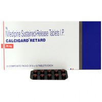 Box of Nifedipine 20mg Tablets