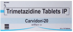 Box of generic Trimetazidine 20mg Tablet