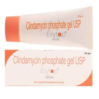 A tube and a box of generic Clindamycin Gel 1 %