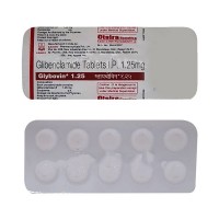 Blister strips of generic Glyburide ( Glibenclamide 1.25mg tablets )